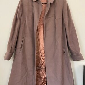 Vintage 1950s Mauve Car Coat by Fashionbilt